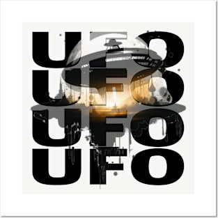 ufo Posters and Art